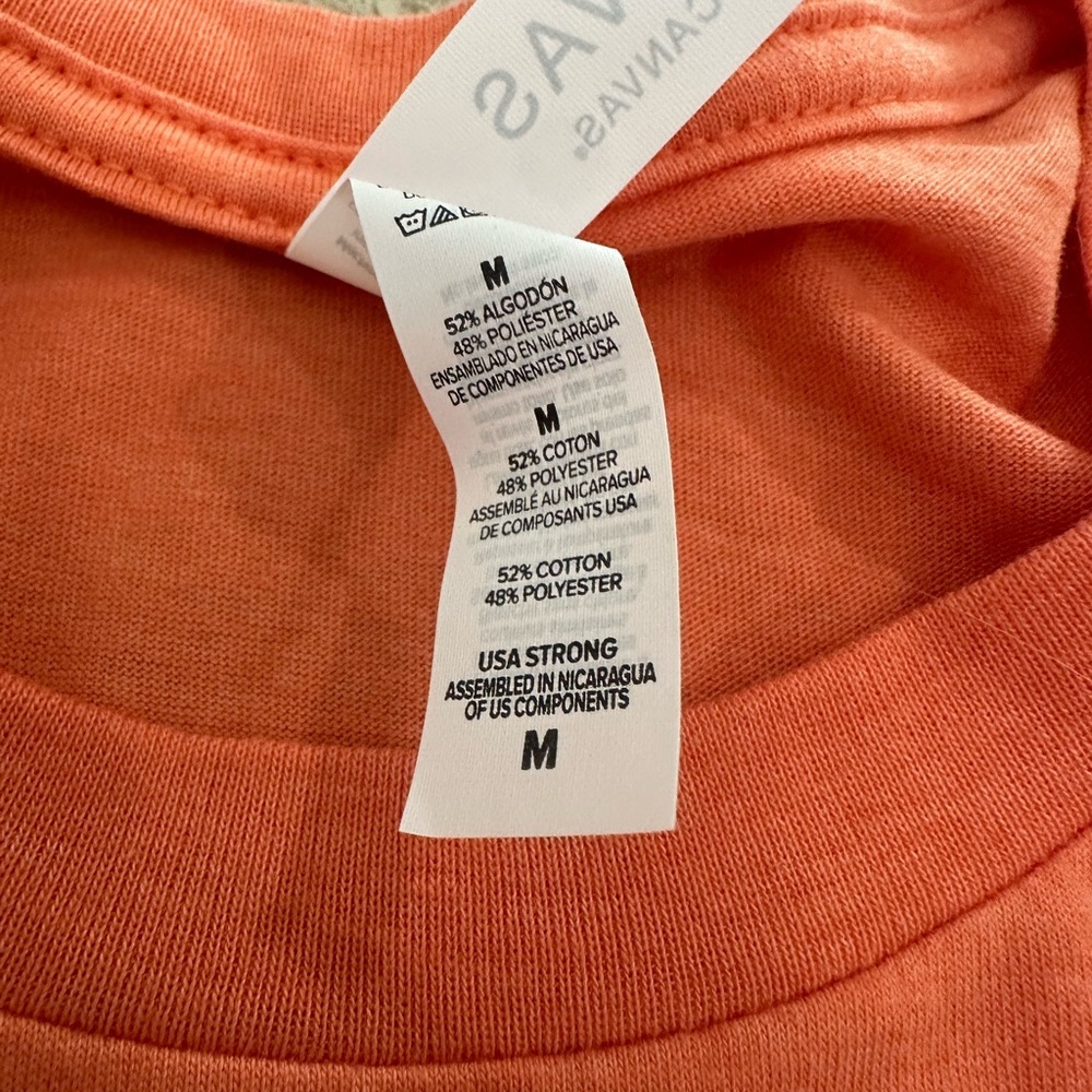 Bella + Canvas | "I'm A Real Treat" Graphic Tee | Size M | Heather Orange - Picture 13 of 16